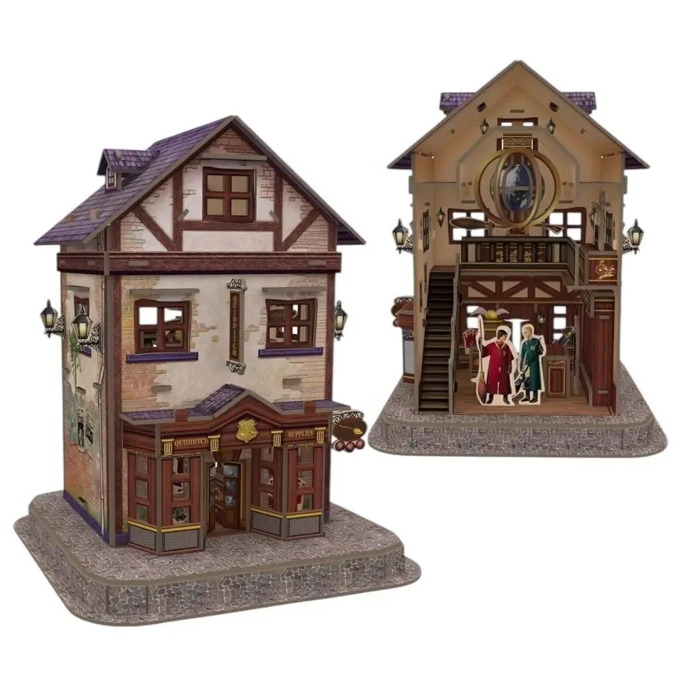 3D Puzzle Harry Potter Quality Quidditch Supplies 71 Pc 3D Jigsaw Assembled